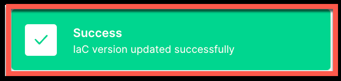 Success toaster (Click on the image to expand)