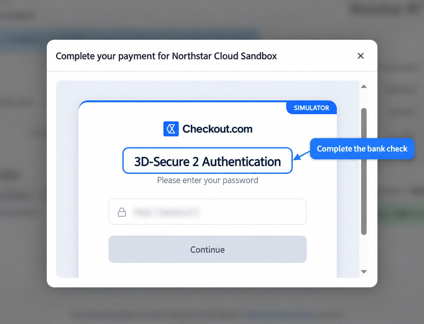 3D Secure challenge