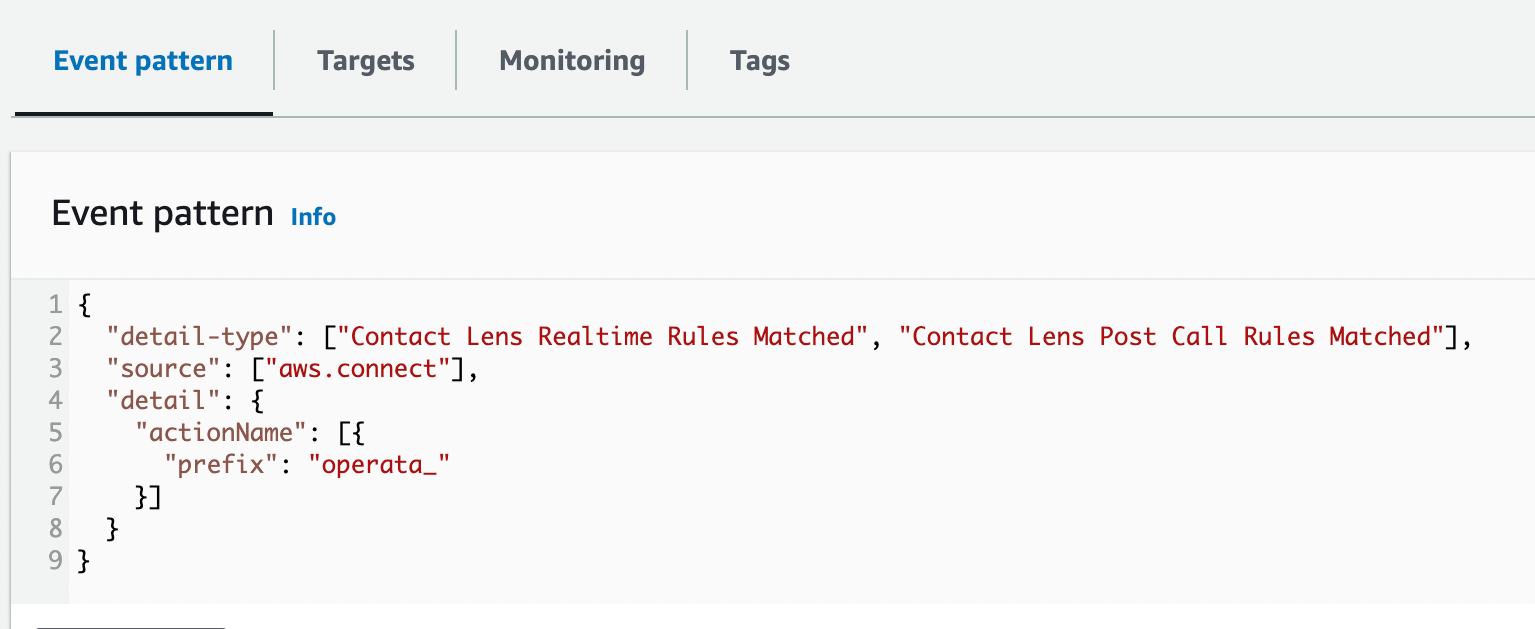 EventBridge Rule Configuration