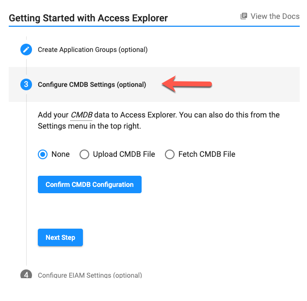 Getting Started with Access Explorer - Step 3 (CMDB)