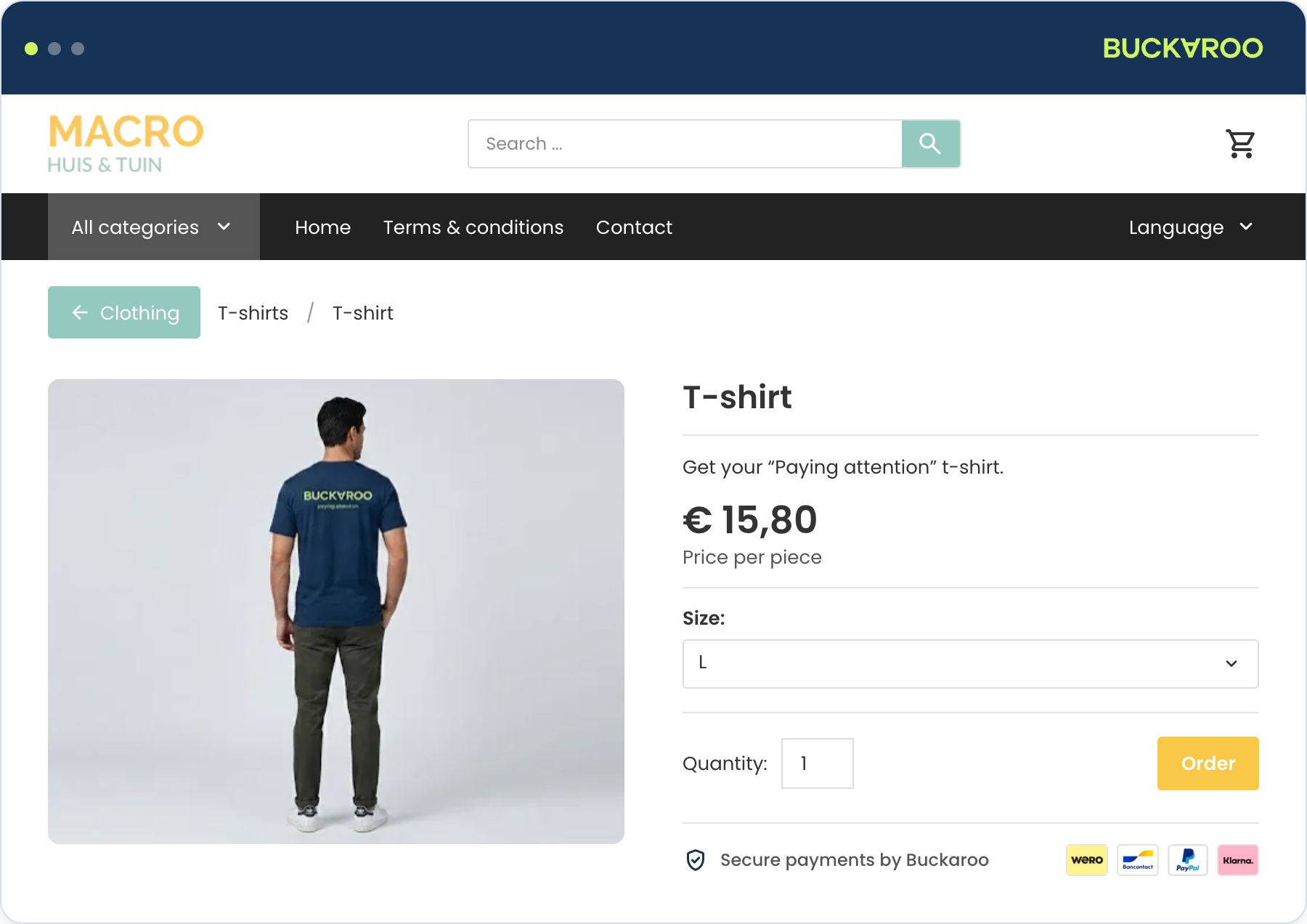 CCV Shop demo store image