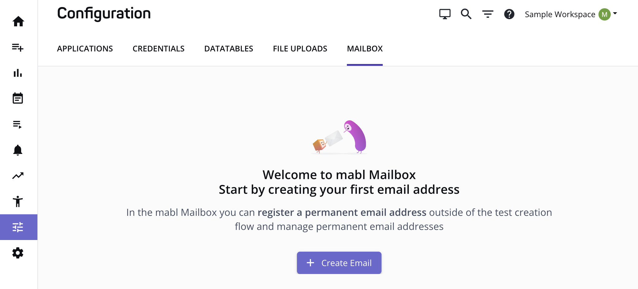 The Mailbox page