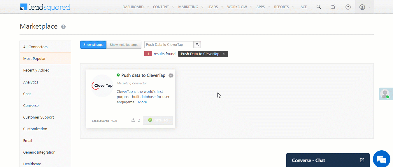 Push Data to CleverTap