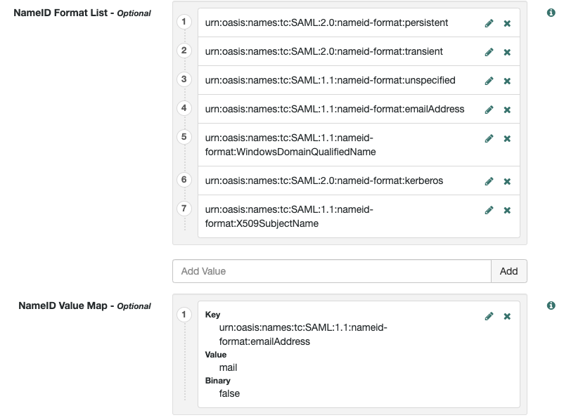 Checking Name ID Support