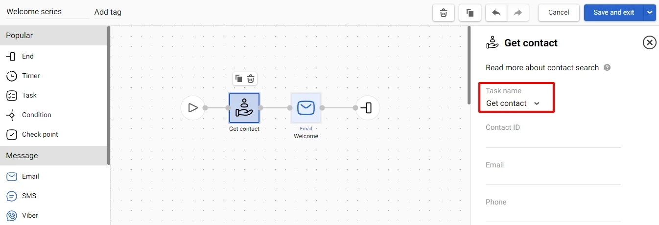 Workflow example