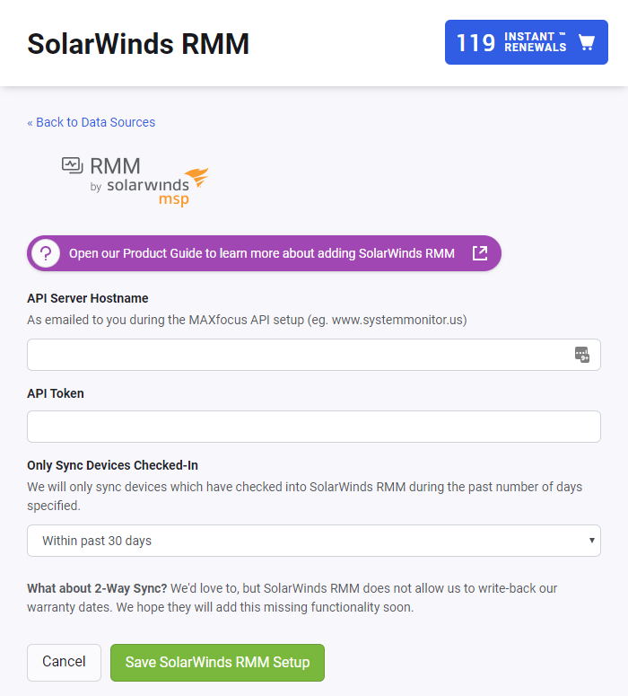SolarWinds RMM