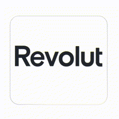 An example of how you may style a Revolut pay by bank button