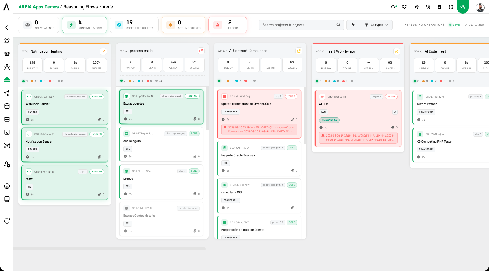 App Droplet Interface