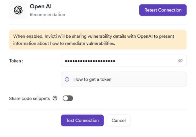 OpenAI recommendation drawer