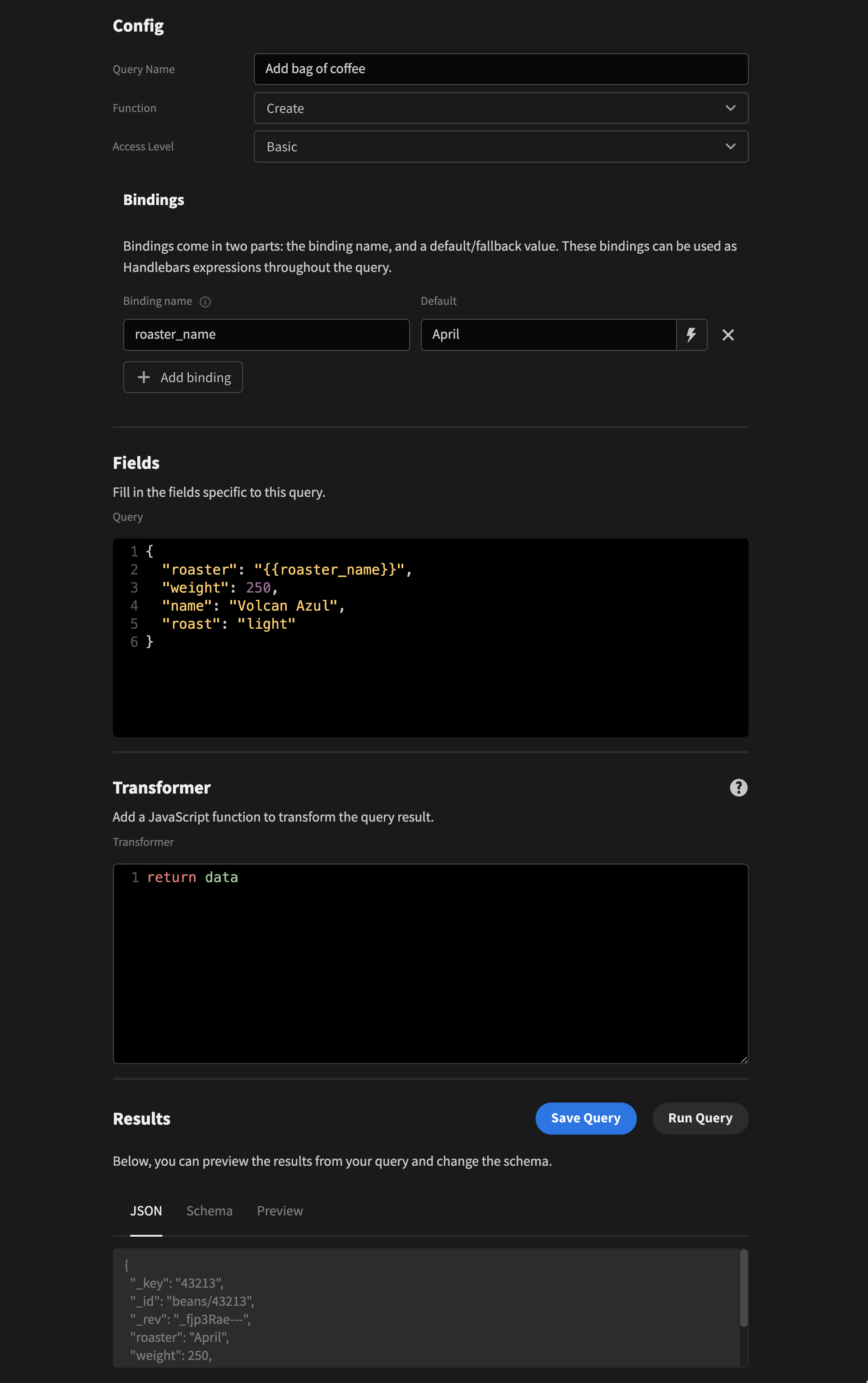 Adding a simple document to an ArangoDB collection