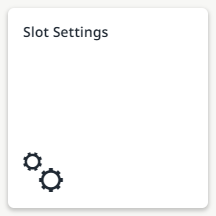 Open the Slot Settings app