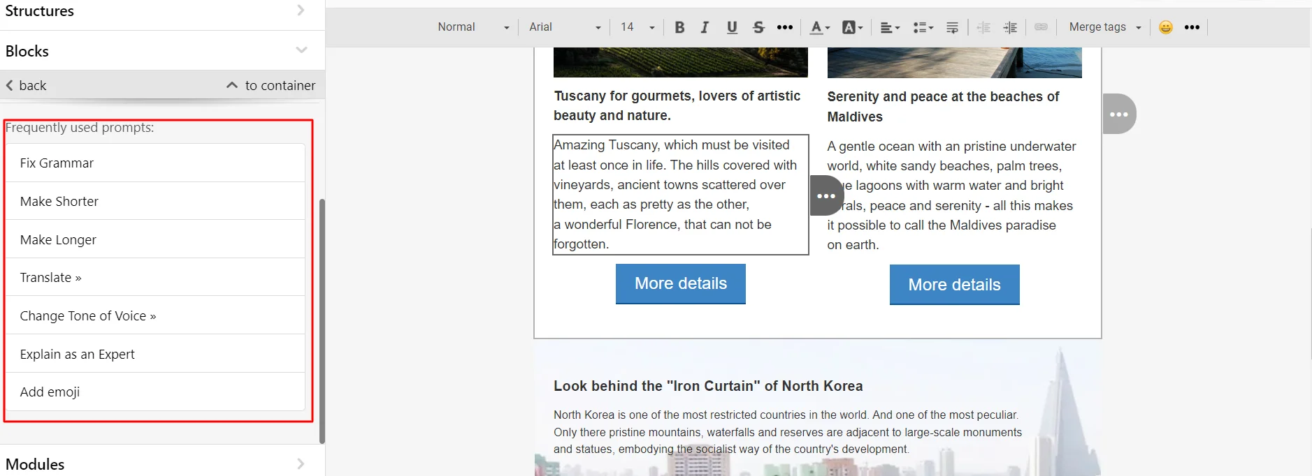 AI-Powered Email Content