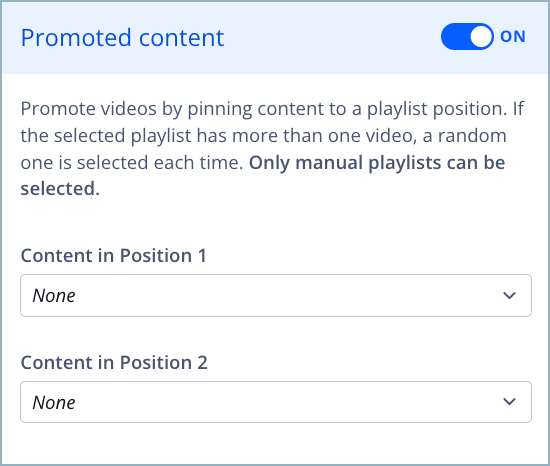 Promotional content section