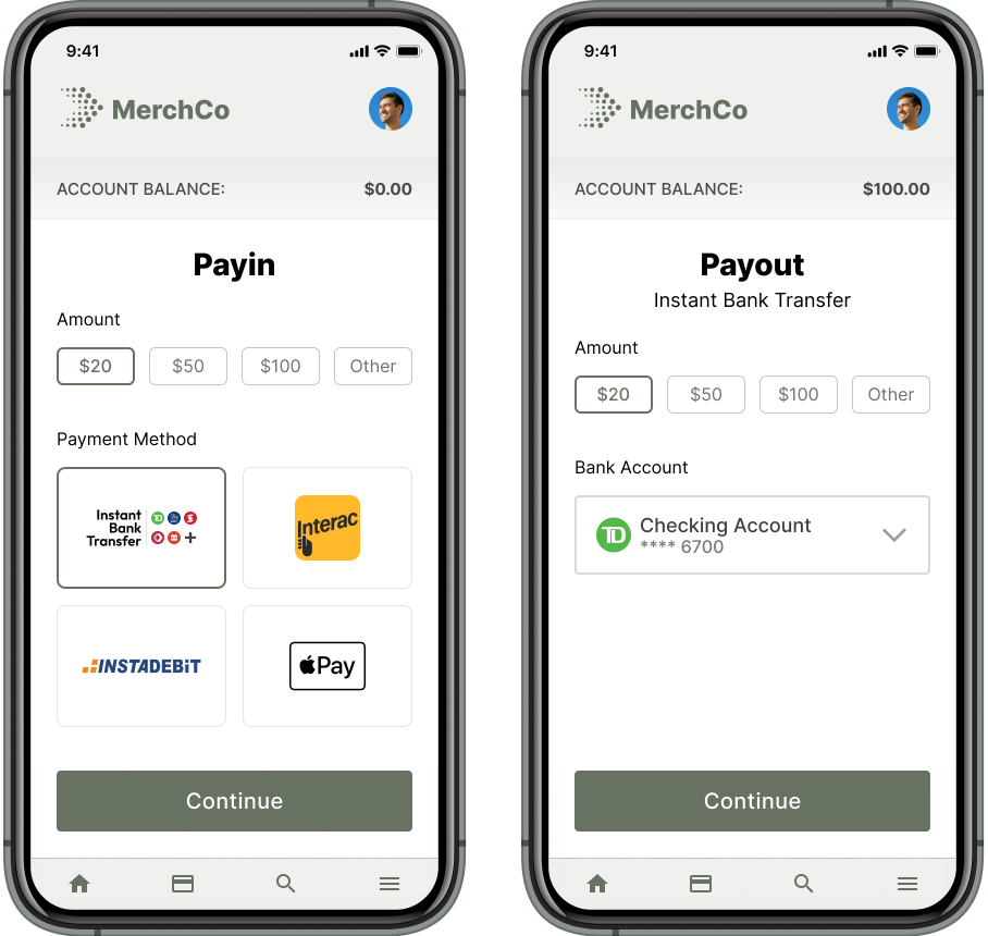 Instant Bank Transfer