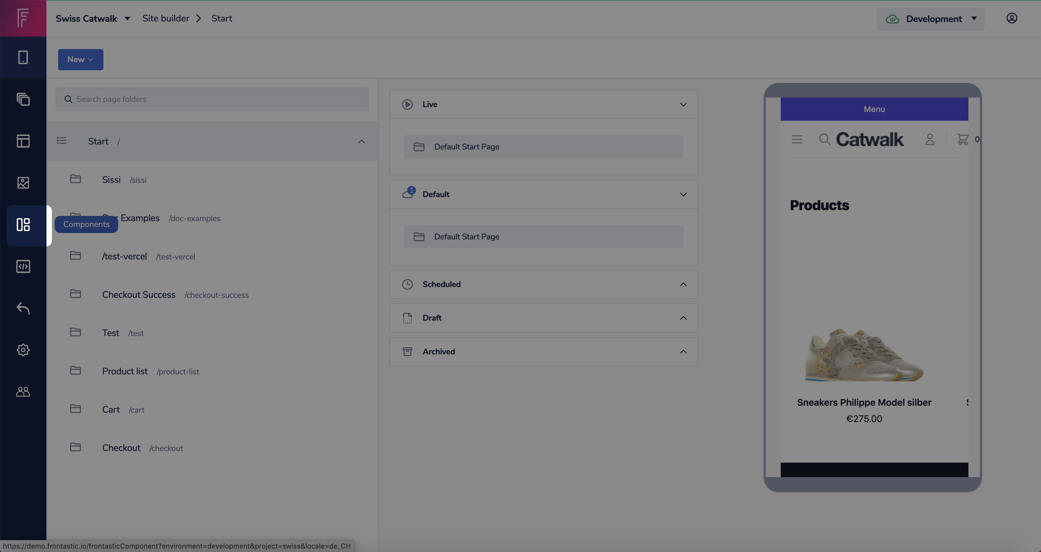 Click components on the left hand navigation.png