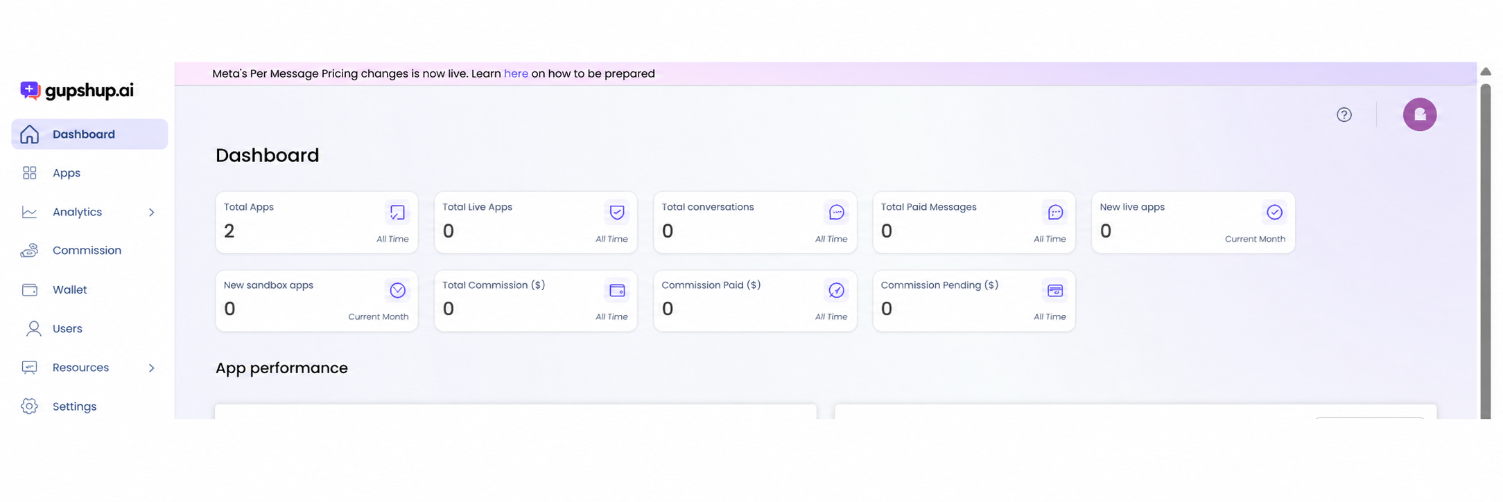 Bizgate Partner Portal Dashboard with account data redacted