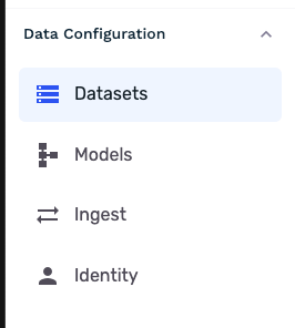 Dataset Menu