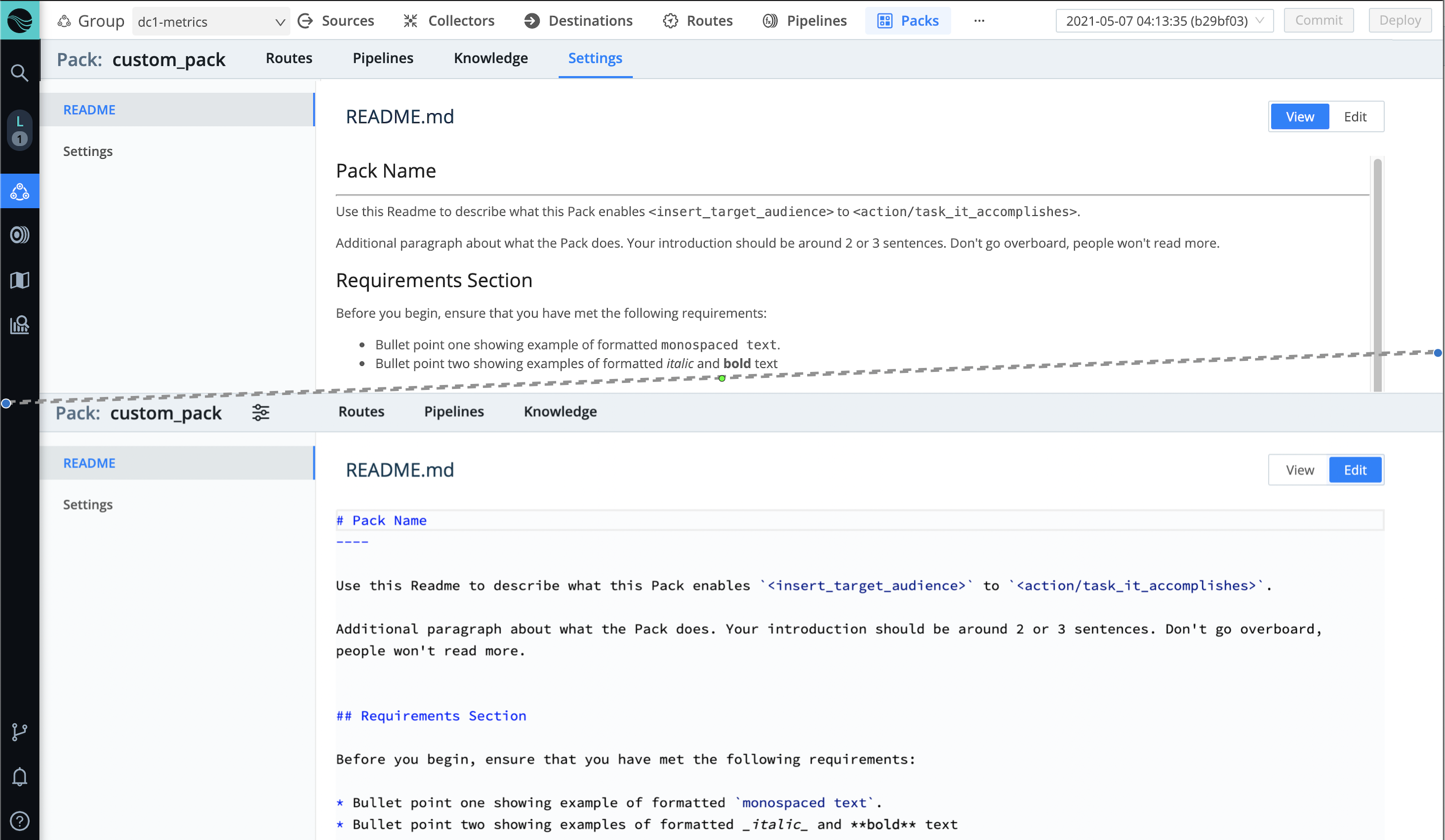 pack-readme-composite.png Editing Pack's README