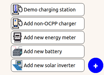 Add non-OCPP charger dialog in Edge