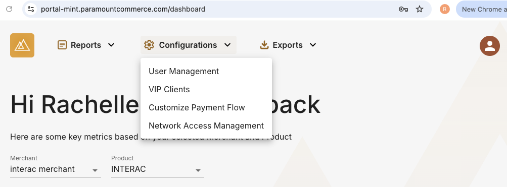 Navigation: Configurations > Network Access Management