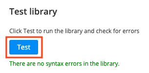 Testing library