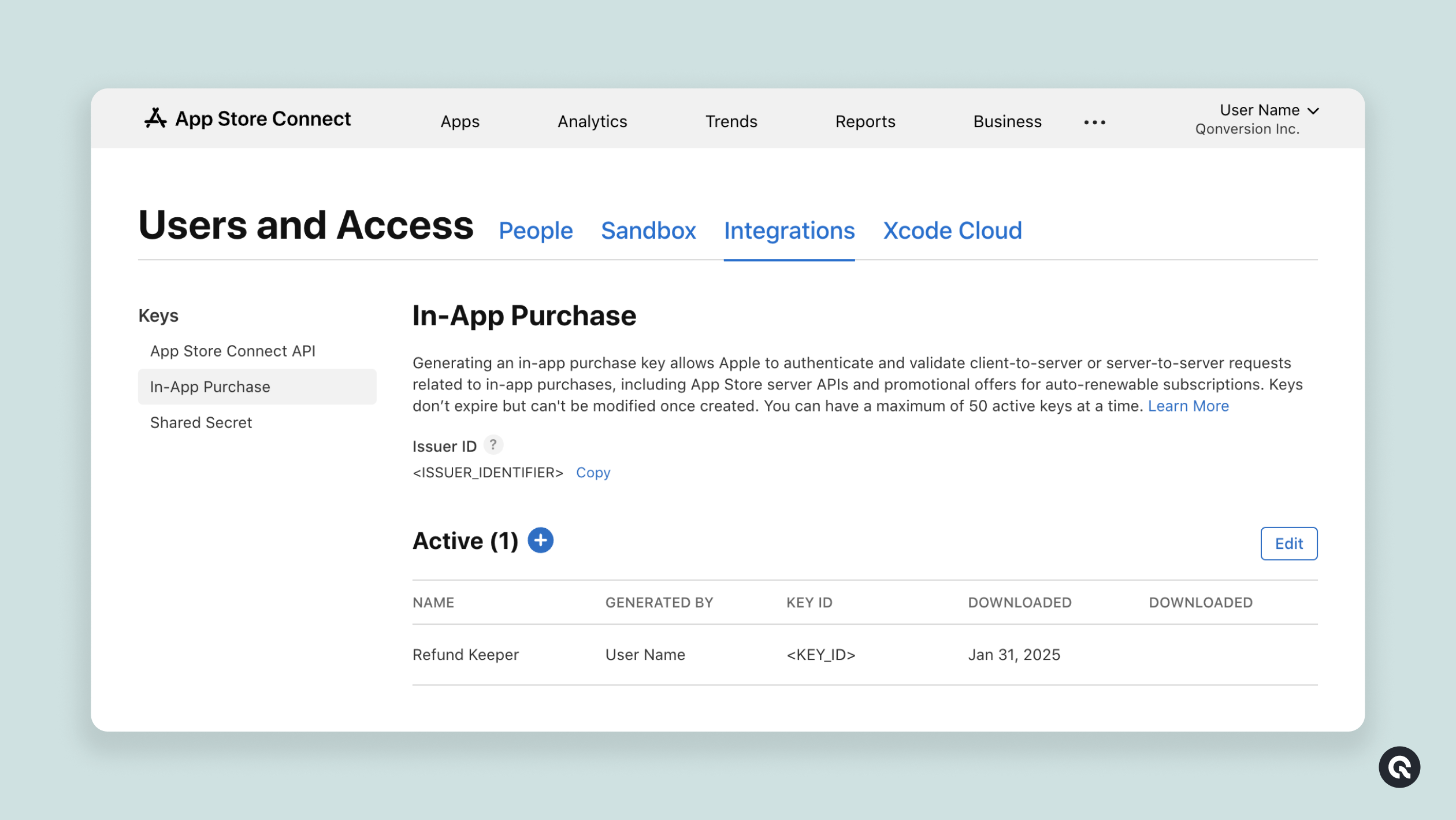 How to get App Store Connect Issuer ID