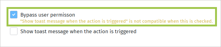 Ignore user permissions when running a Call external API script