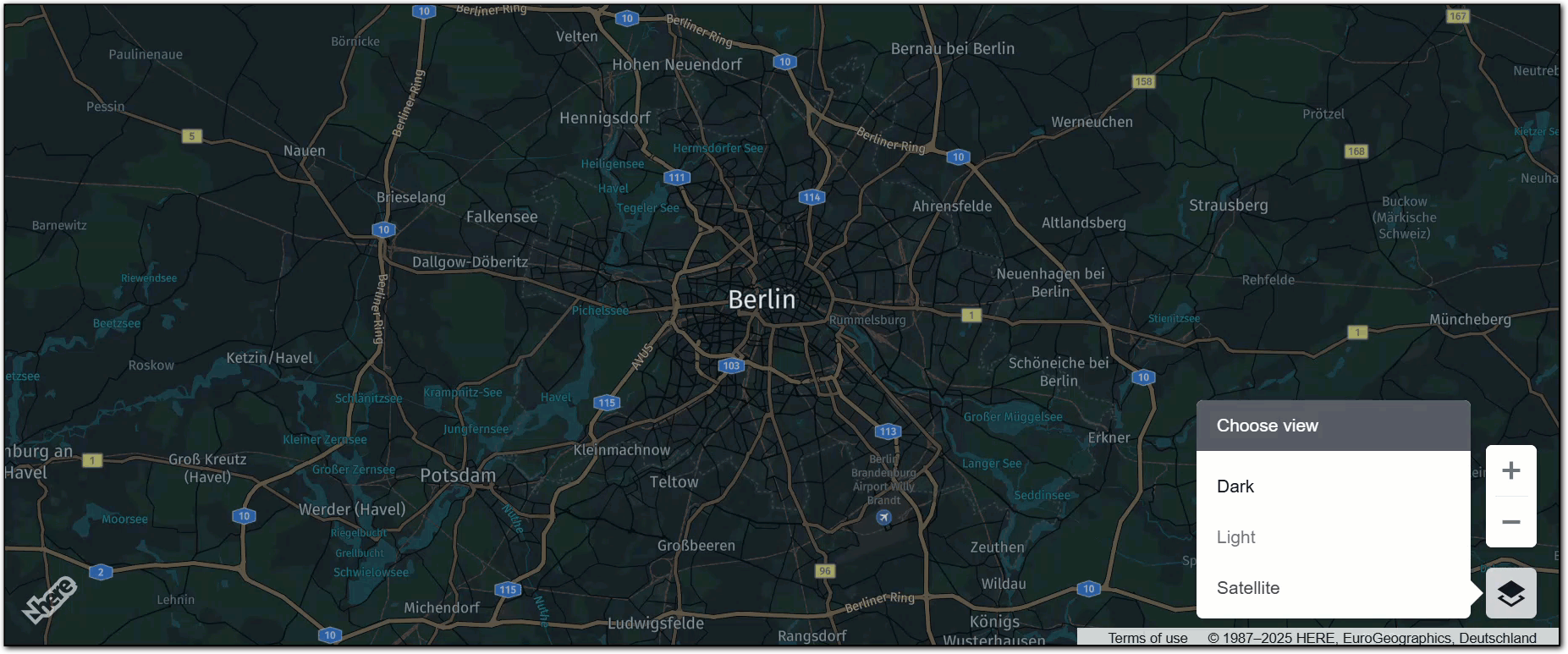 UI elements using the custom style