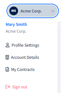 Screenshot of the Account Settings tab