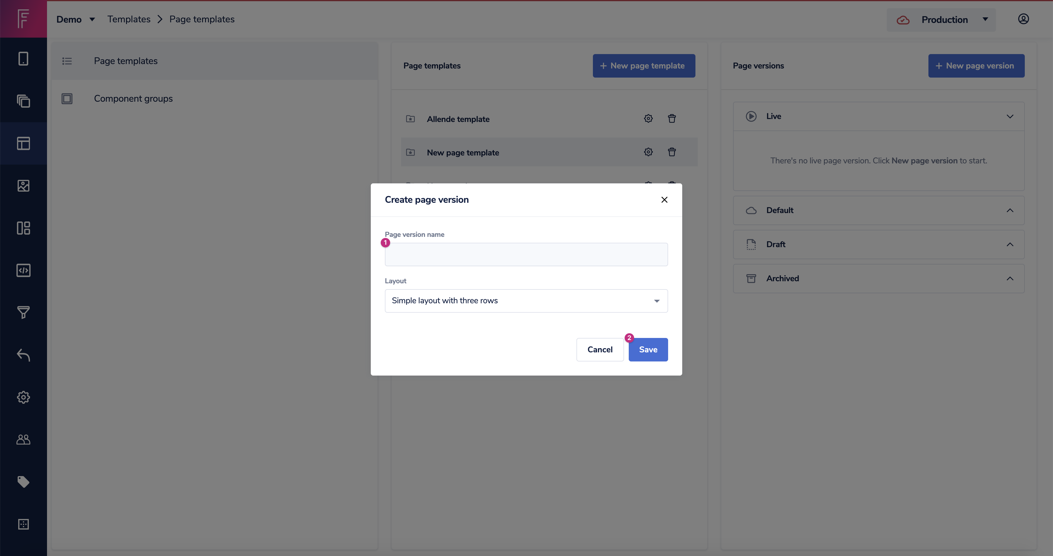 Input a page version name for your template and click save.png