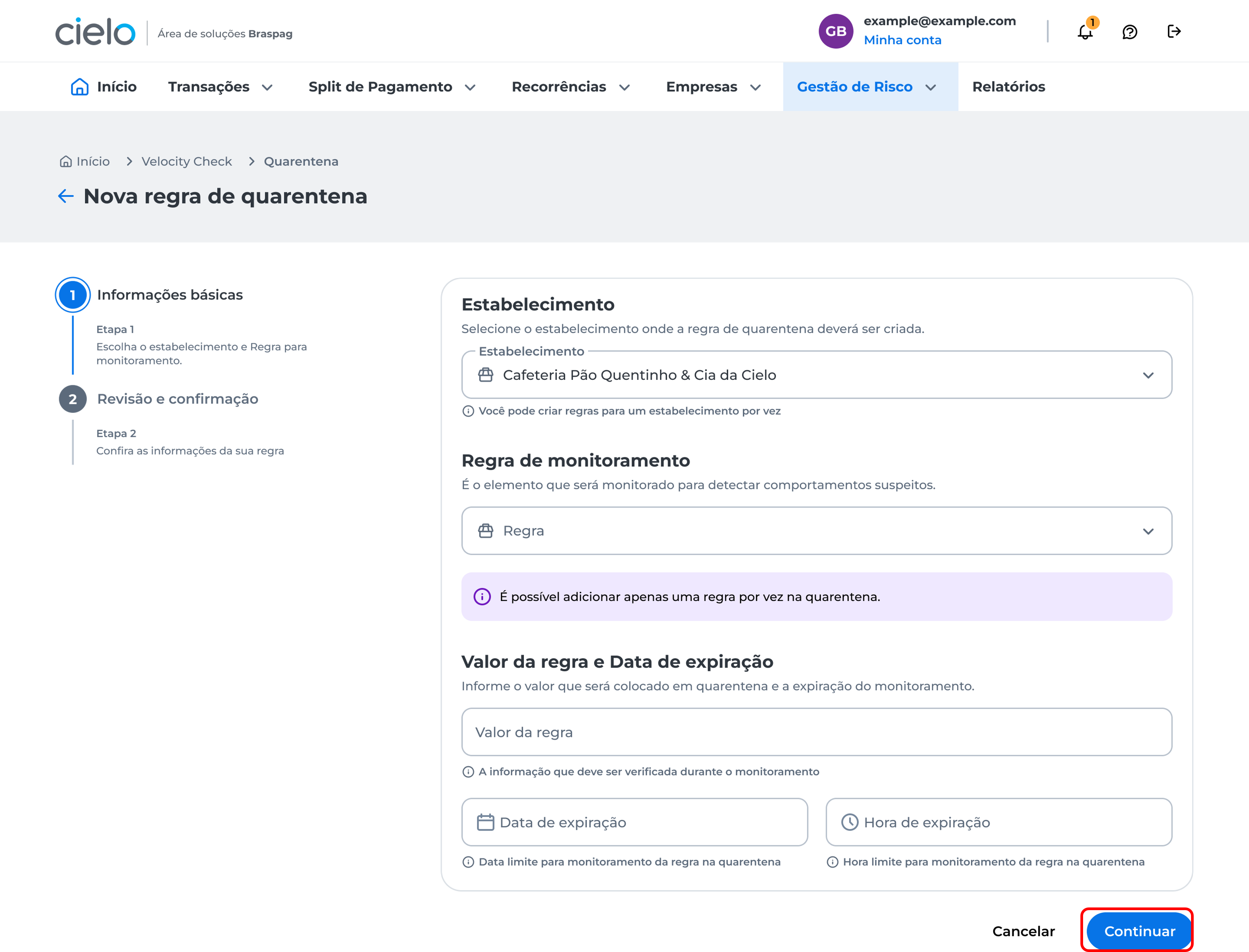 Informações básicas