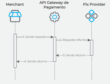 Pix return transaction flow