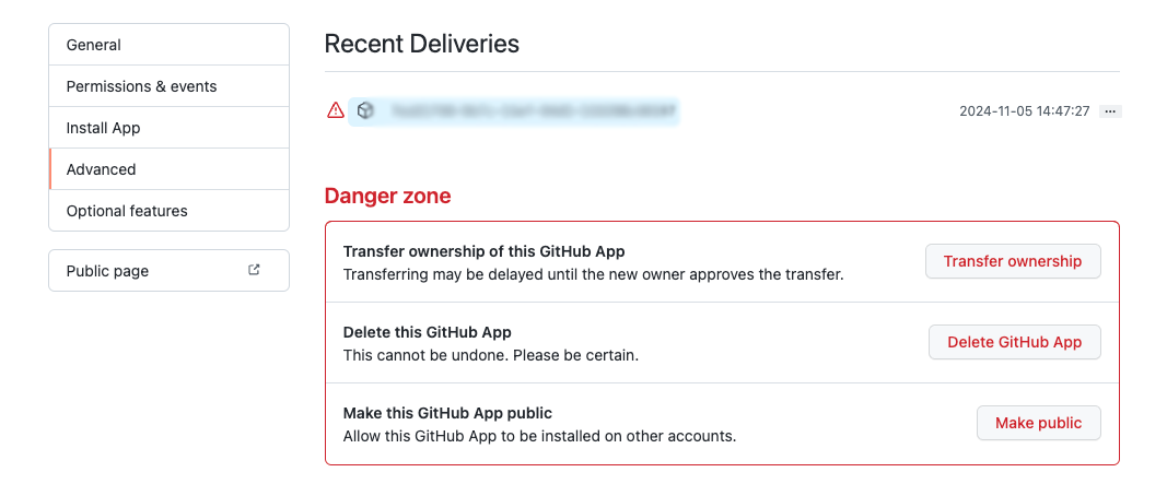 Making a GitHub App Public