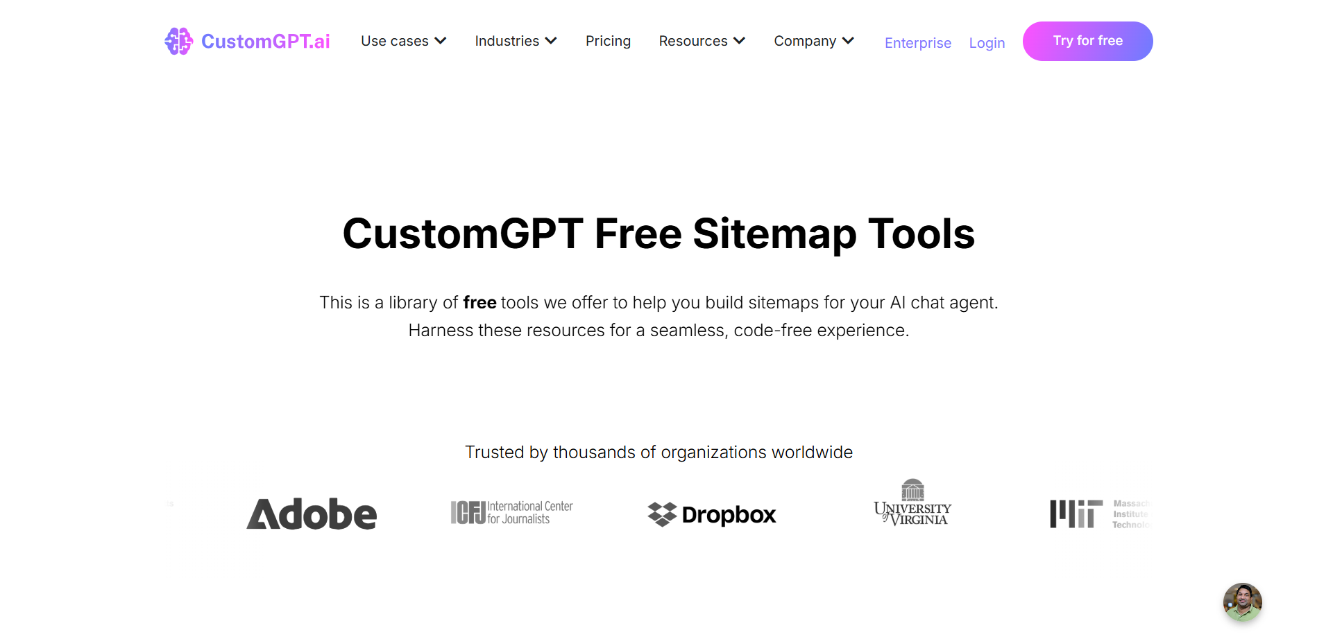 Sitemap free tools