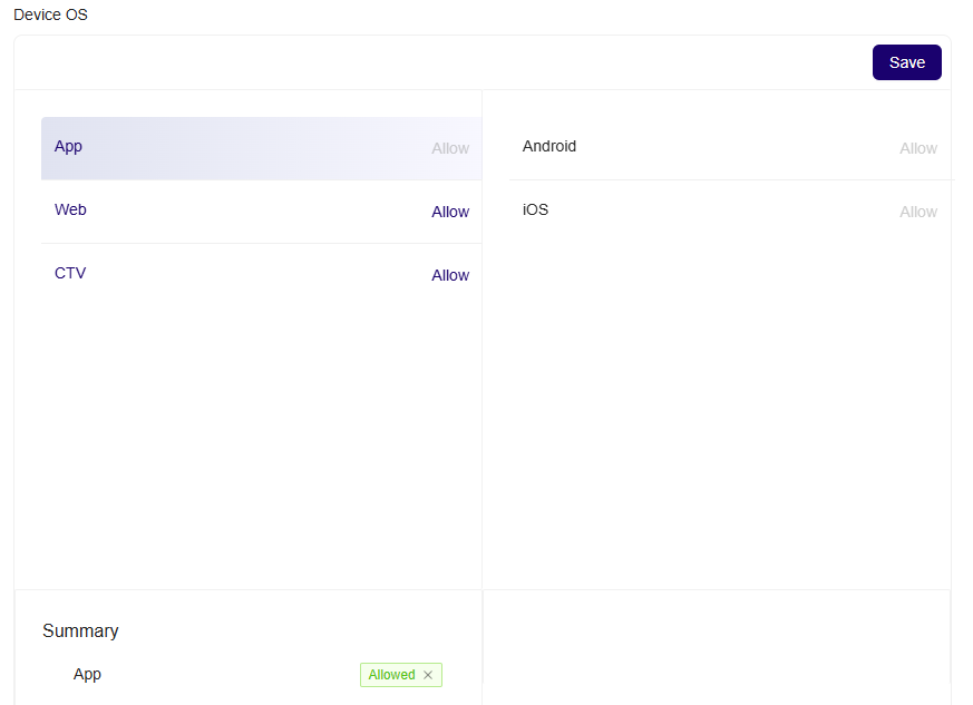 **Included default OS**