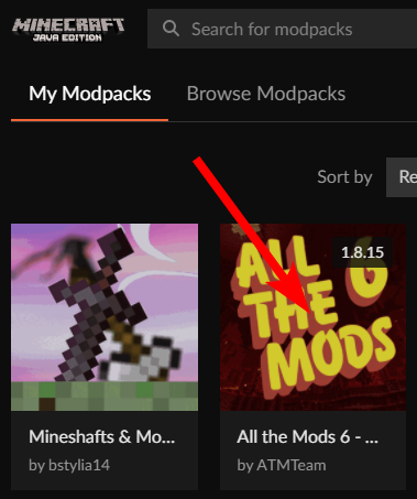 mod on the curseforge website, but not the app - Support - General  CurseForge - Minecraft CurseForge