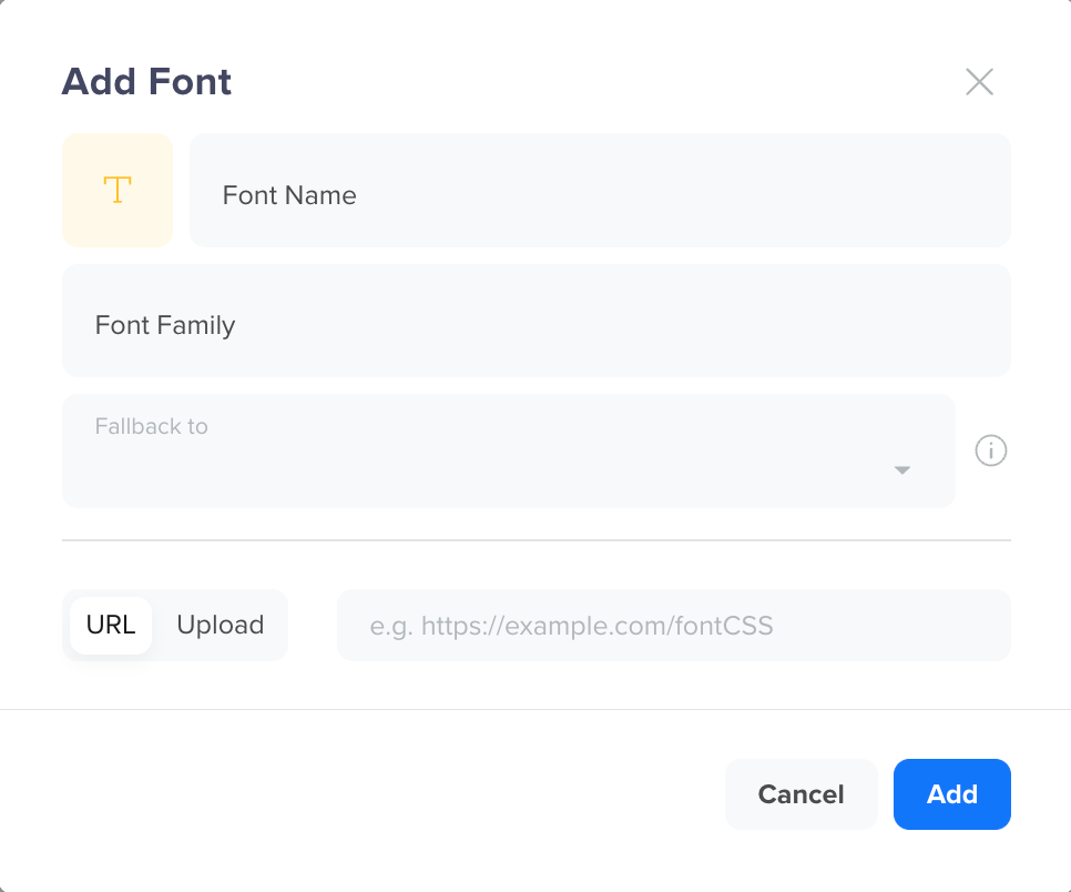 Add Custom Font