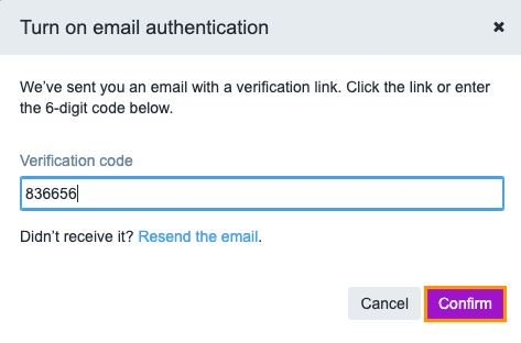 mailbird two factor authentication e-mail