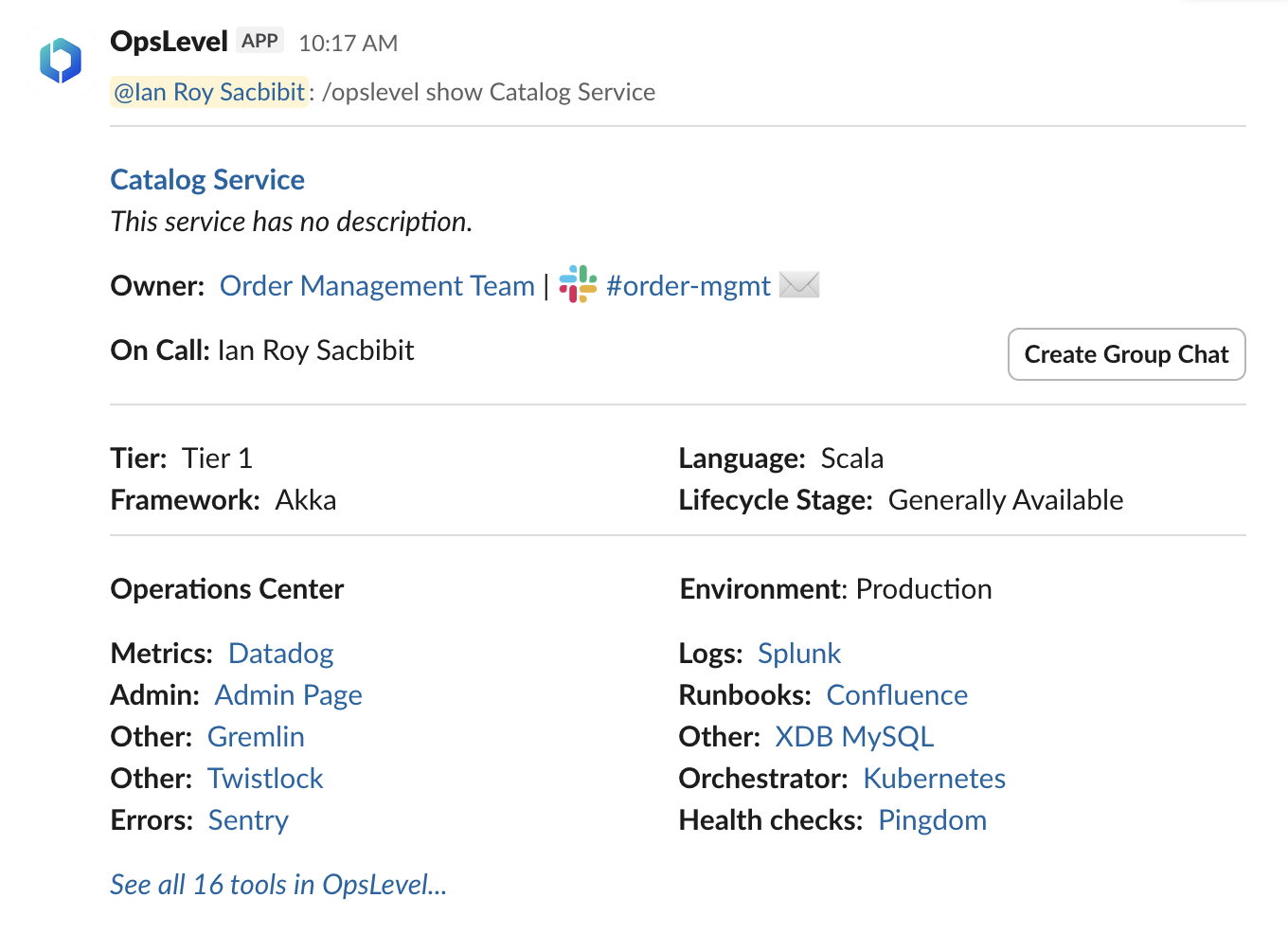 Slack Show With Command