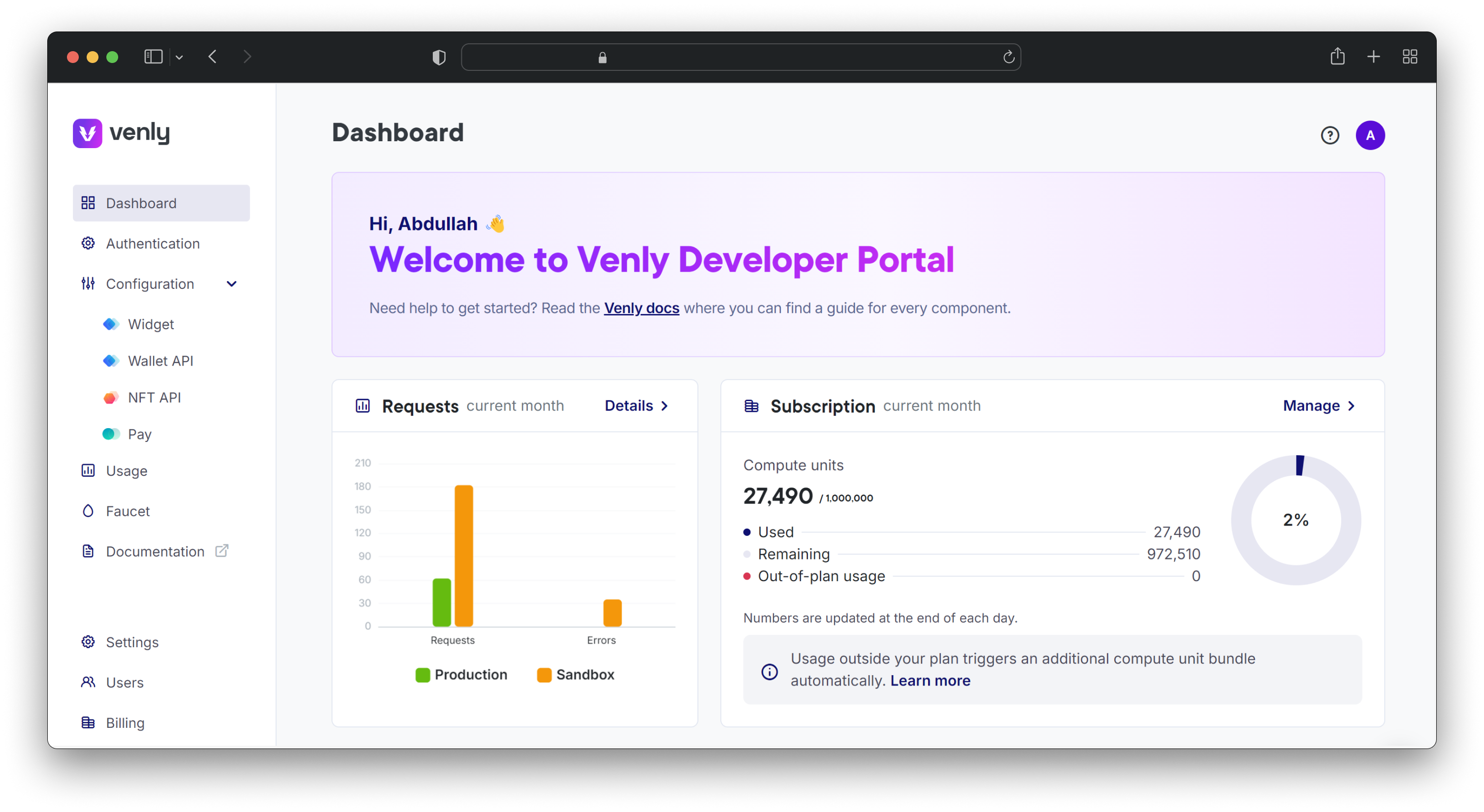 Portal Dashboard