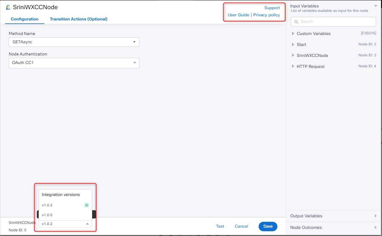 Node Configuration