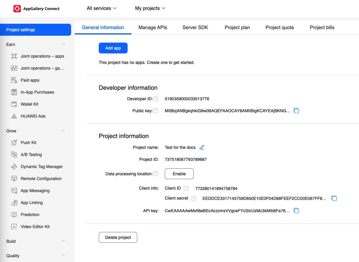 HUAWEI ID Registration-Registration and Verification