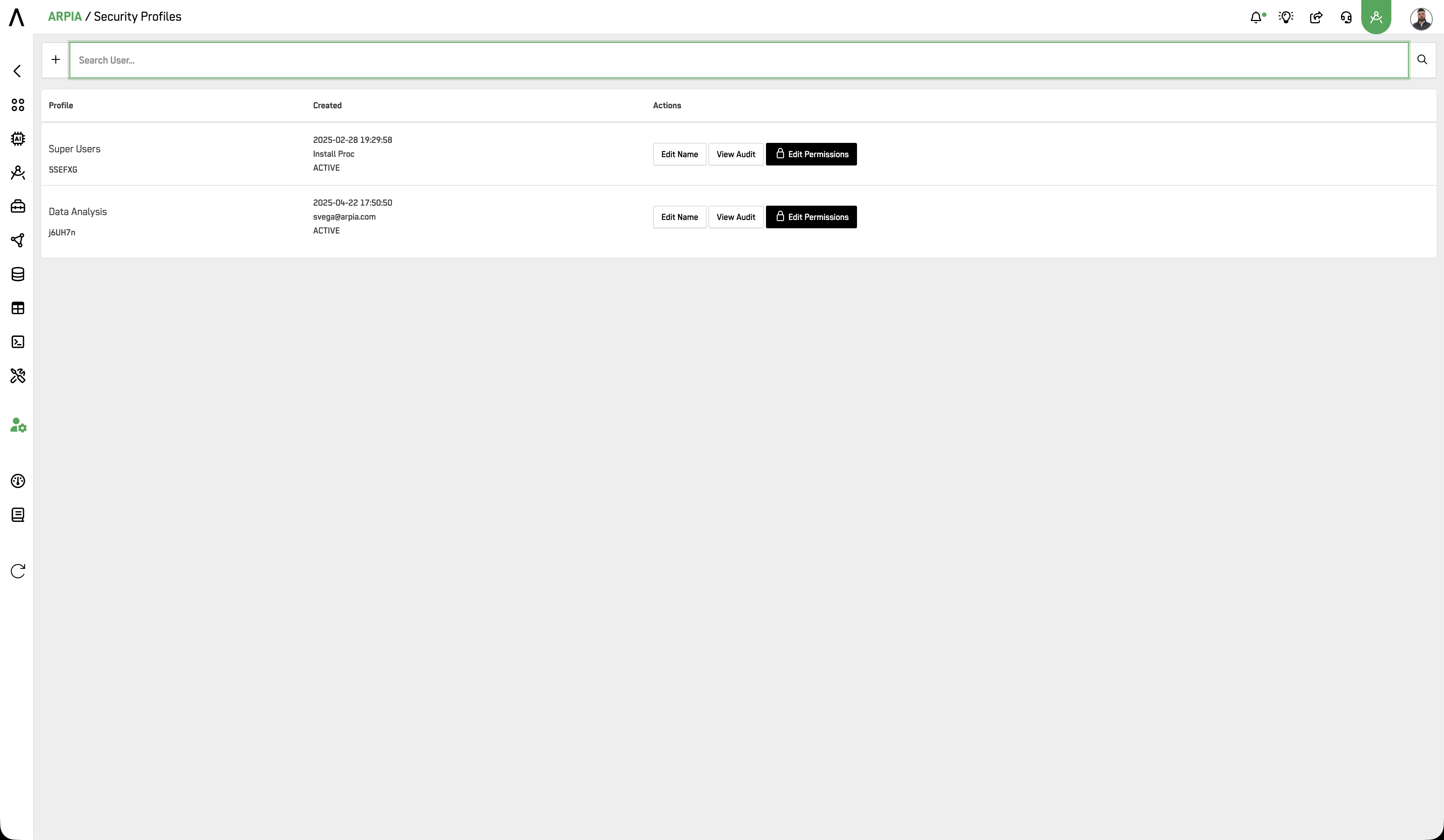 Security Profile Overview