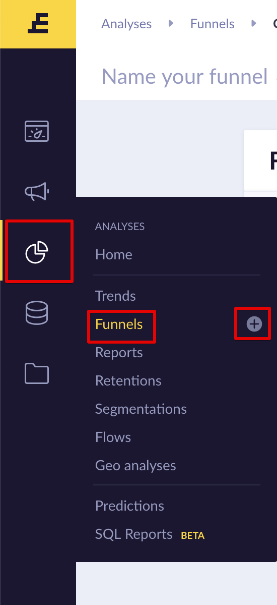 ScreenshotFunnel.png You can create the funnel tool by clicking on the buttons highlighted in red