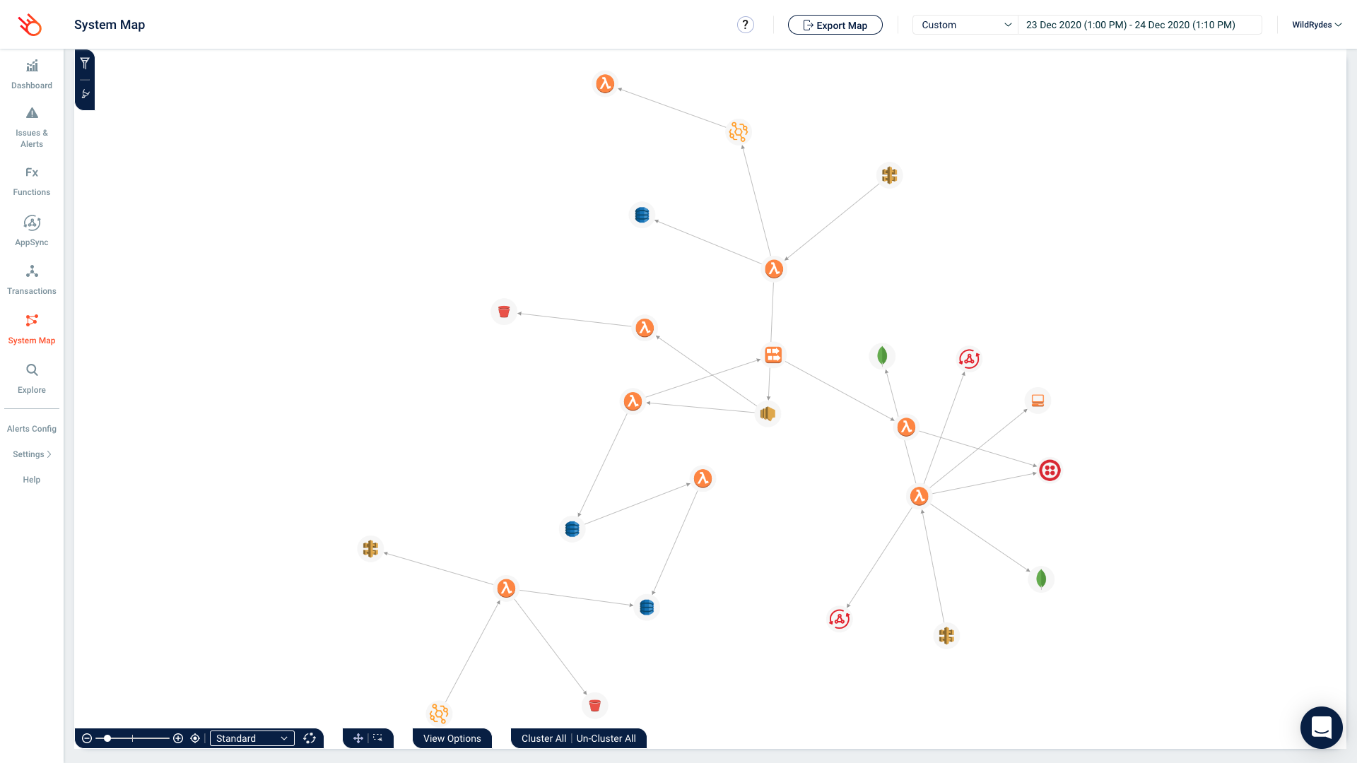 systemMap.png System map: Shows resources that were active during the last 7 days