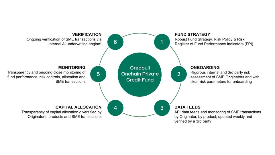 _Fig 3: Credbull's 360-degree risk management process_