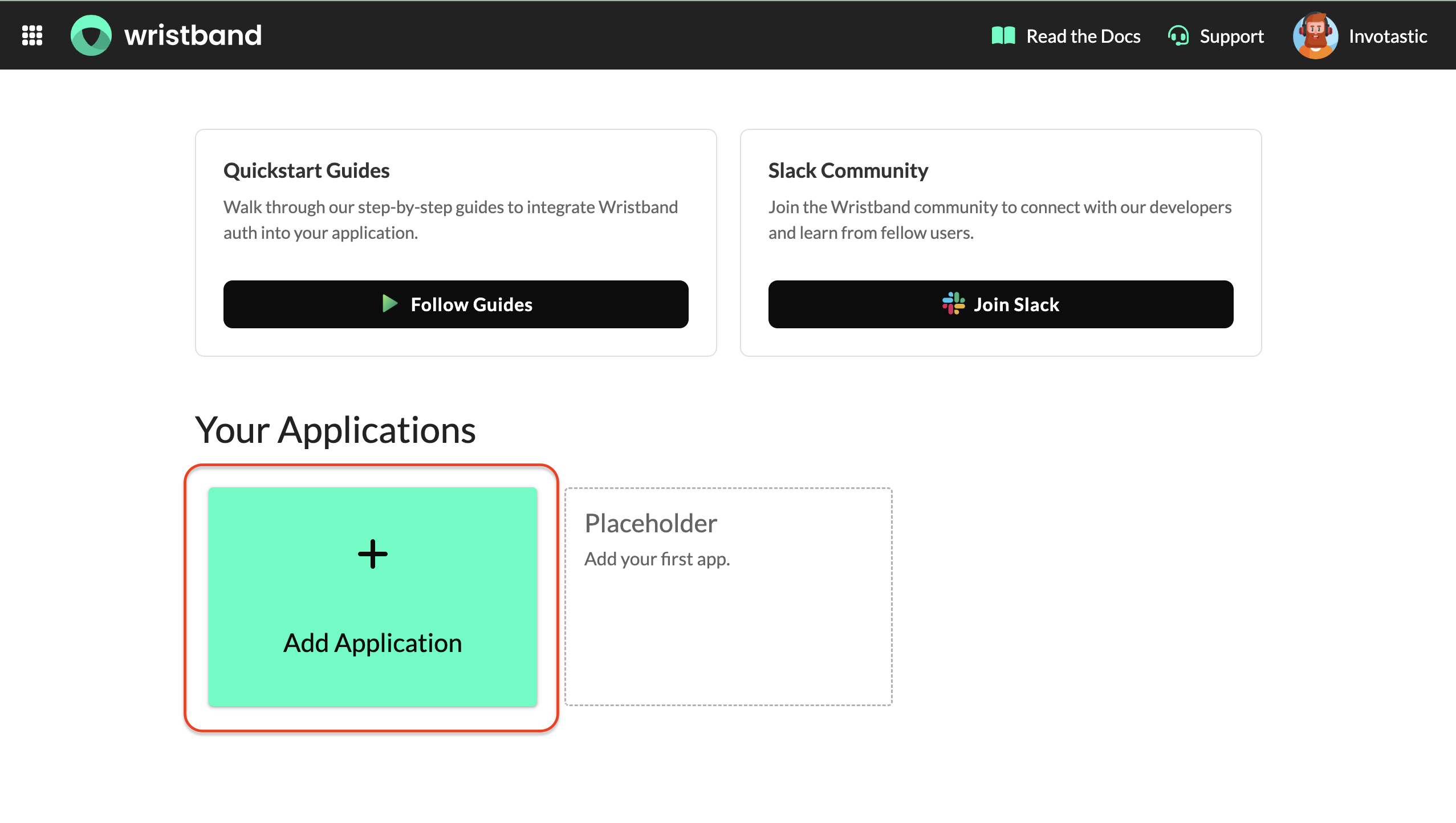 demo app button
