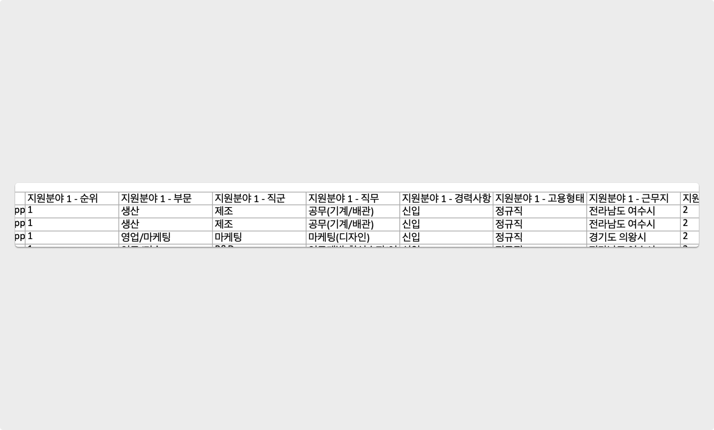 지원자 데이터 (사진 교체)