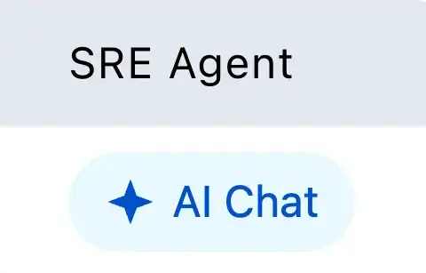 A screenshot of the PagerDuty web app showing a shortcut to the SRE Agent in the Operations Console