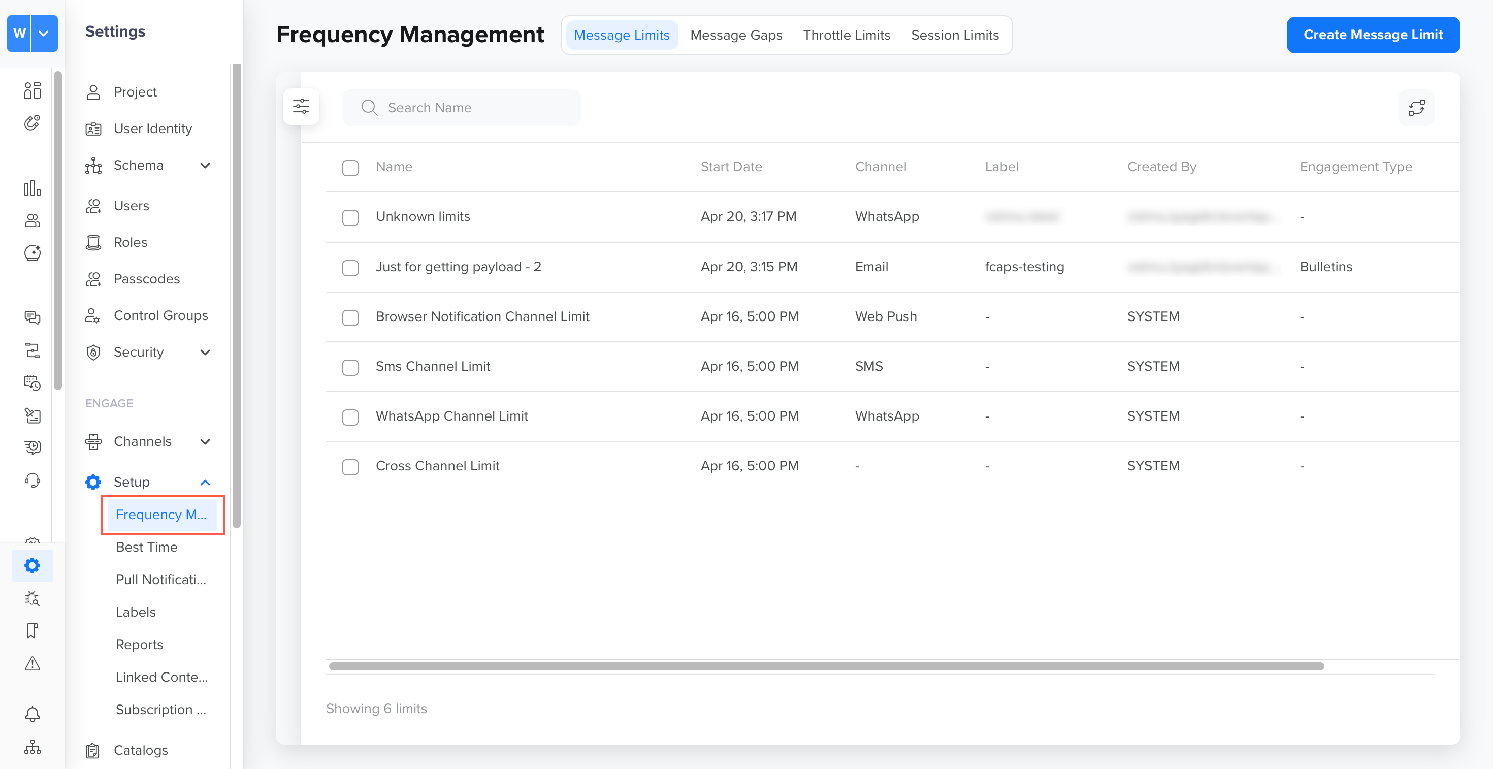Frequency Management